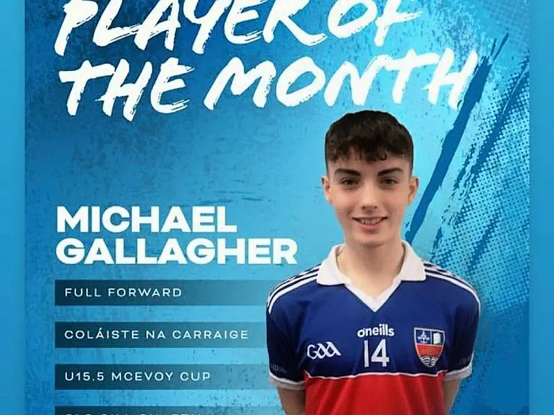 Coláiste na Carraige player named Ulster Schools GAA Player of the Month