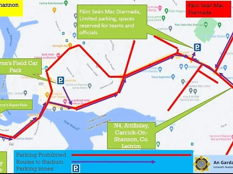 Gardaí issue travel advice for Leitrim and Sligo GAA fans