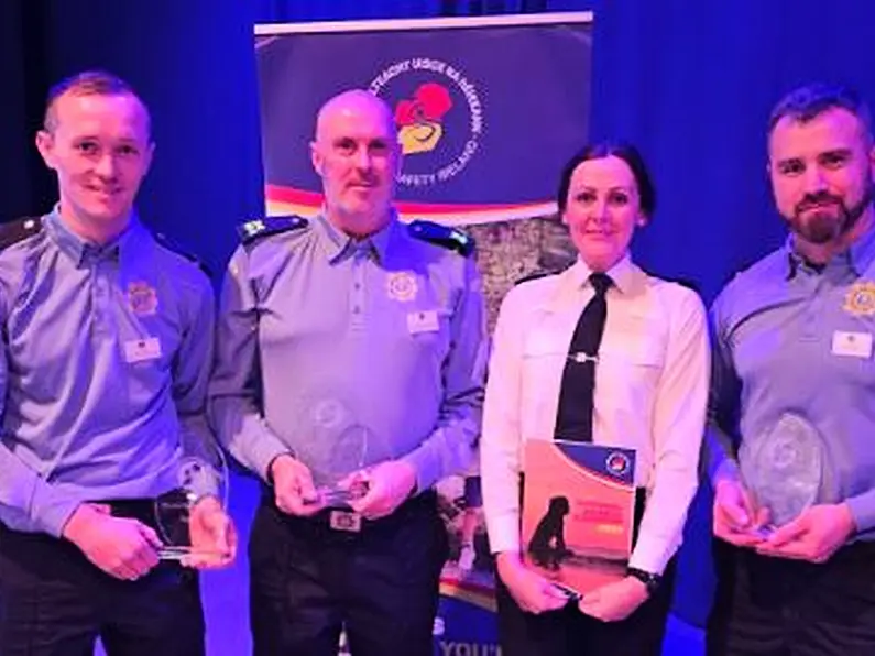 Ballyshannon Gardai honoured at Water Safety Ireland National Awards