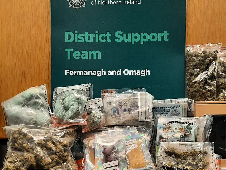 Variety of drugs and cash seized in Fermanagh