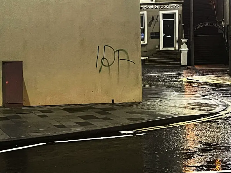 Police investigating IRA graffiti as a hate crime