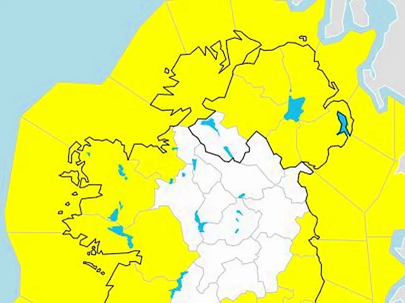 Weather warning in place for Sligo & Donegal