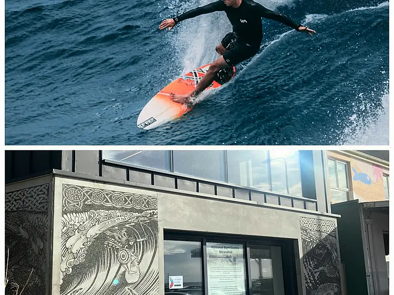 &quot;Queen Maeve on her surfboard&quot; - A peak at Strandhill&#039;s new National Surf Centre