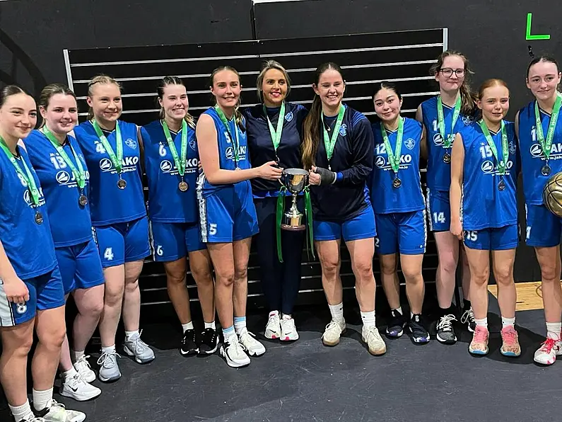 Mercy College celebrate All-Ireland basketball double