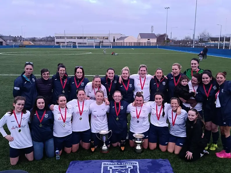 Glenview Stars celebrate women&#039;s league &amp;amp; cup double