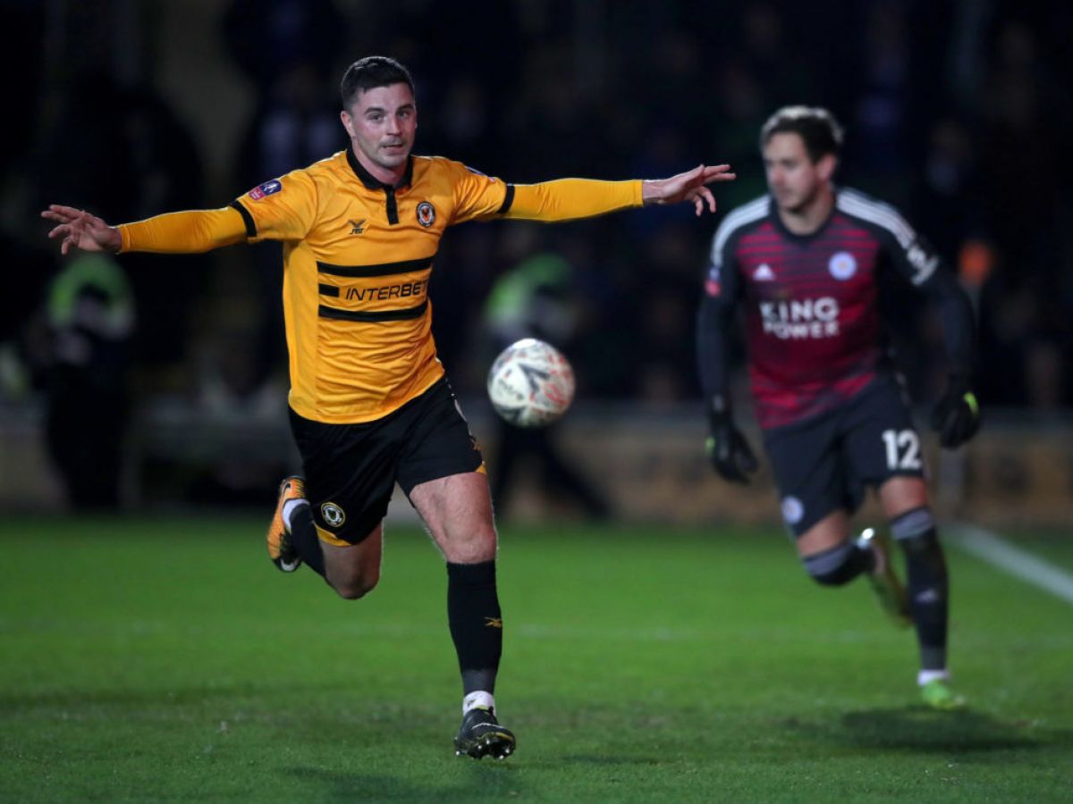 Carlow Man Amond Responsible For Newport County Giant Killing Off The Ball
