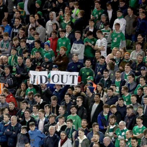 GALLERY: Ireland fans protest...