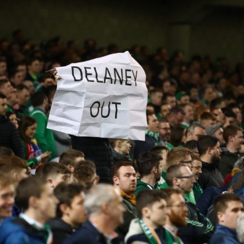 GALLERY: Ireland fans protest...
