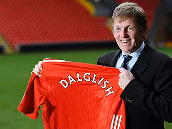 Liverpool legend Kenny Dalglis...