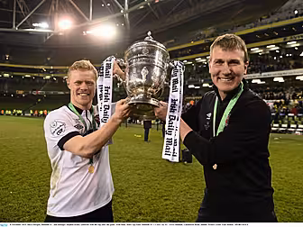 Stephen Kenny leaves the door...