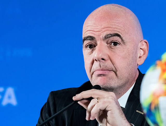 Gianni Infantino says FIFA are...