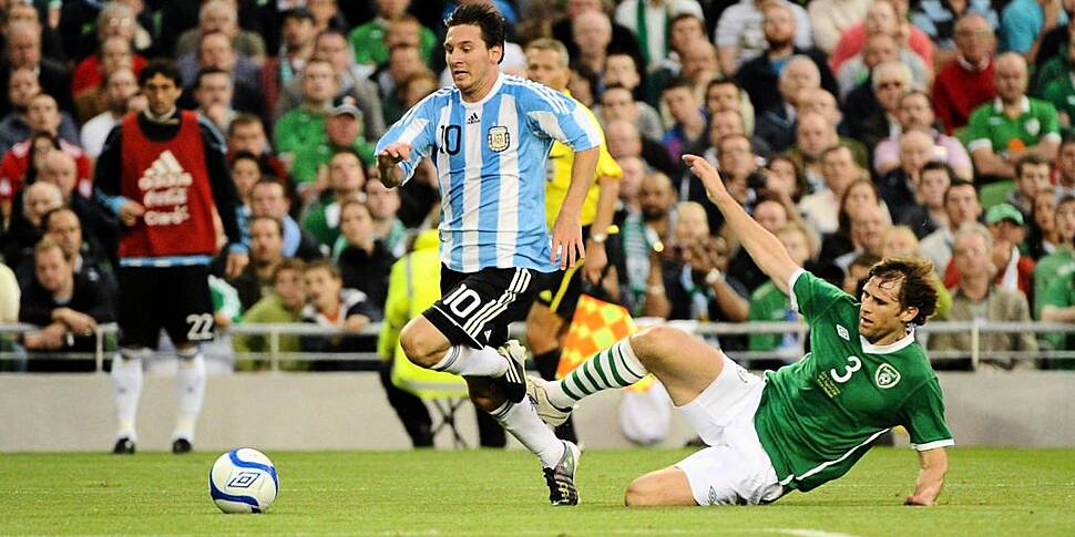 Kevin Kilbane on marking Messi...