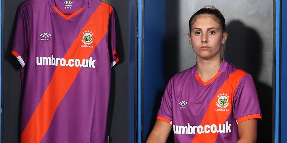 linfield away kit uvf