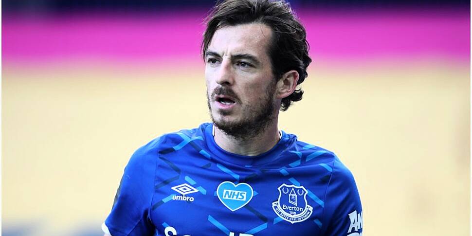 Everton's Leighton Baines anno...