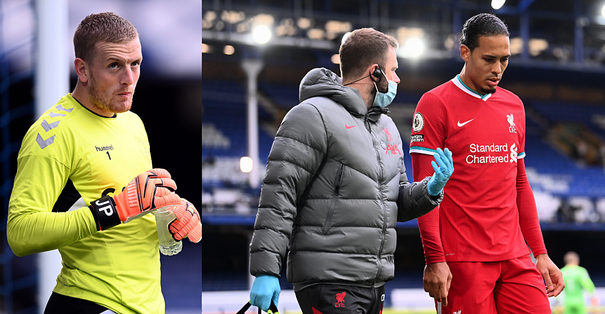 Viewers baffled as Pickford goes unpunished for van Dijk horror tackle ...