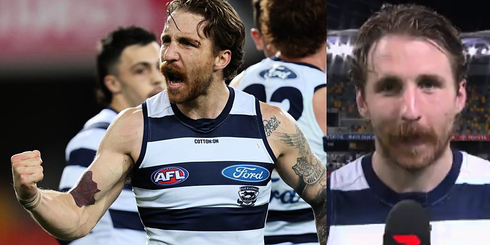 Zach Tuohy's Geelong Cats brea...