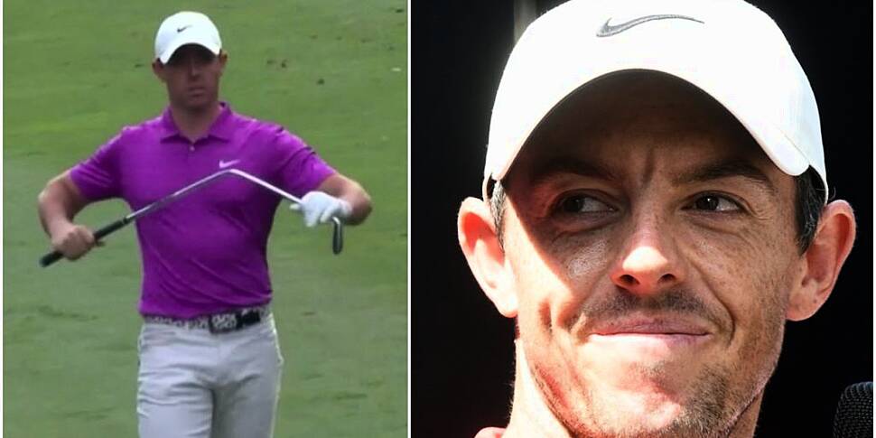 WATCH: Frustrated Rory McIlroy...