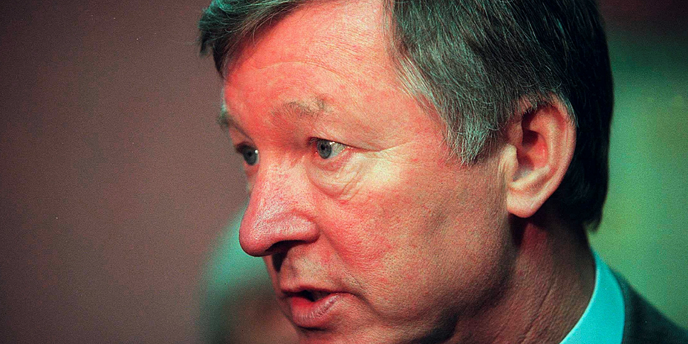 'Alex Ferguson threw down the...