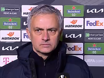 Jose Mourinho gives mournful i...