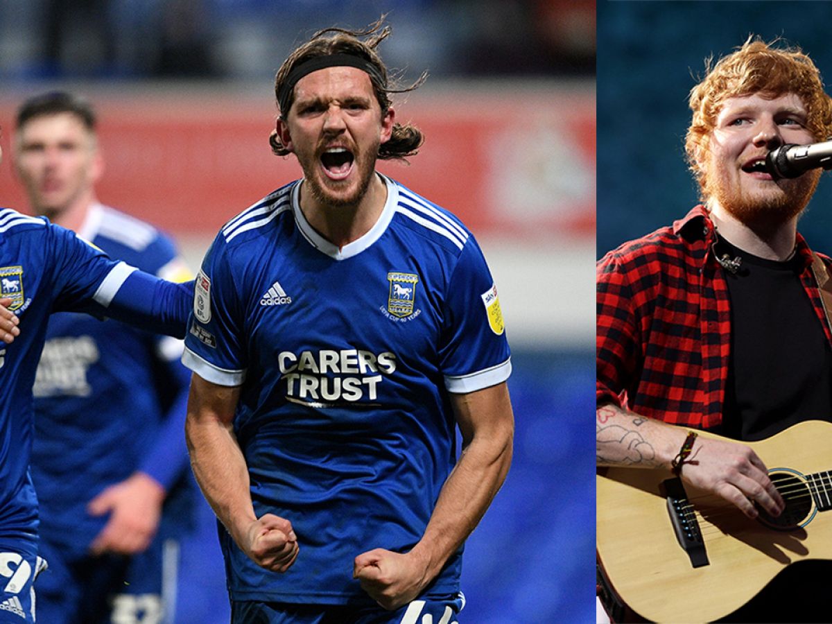 Ed Sheeran Unveiled As New Ipswich Town Shirt Sponsor Off The Ball