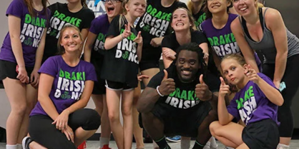 Nfl Player Takes Up Irish Dancing To Help Boy Being Bullied