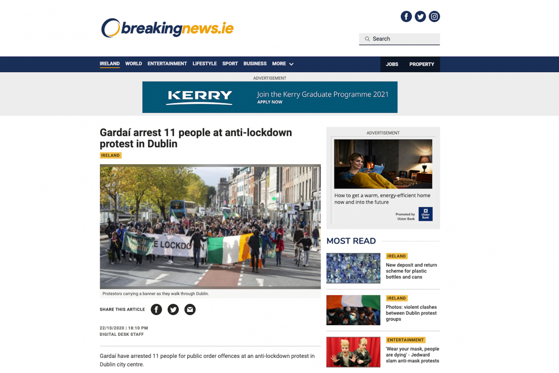 BreakingNews.ie Article