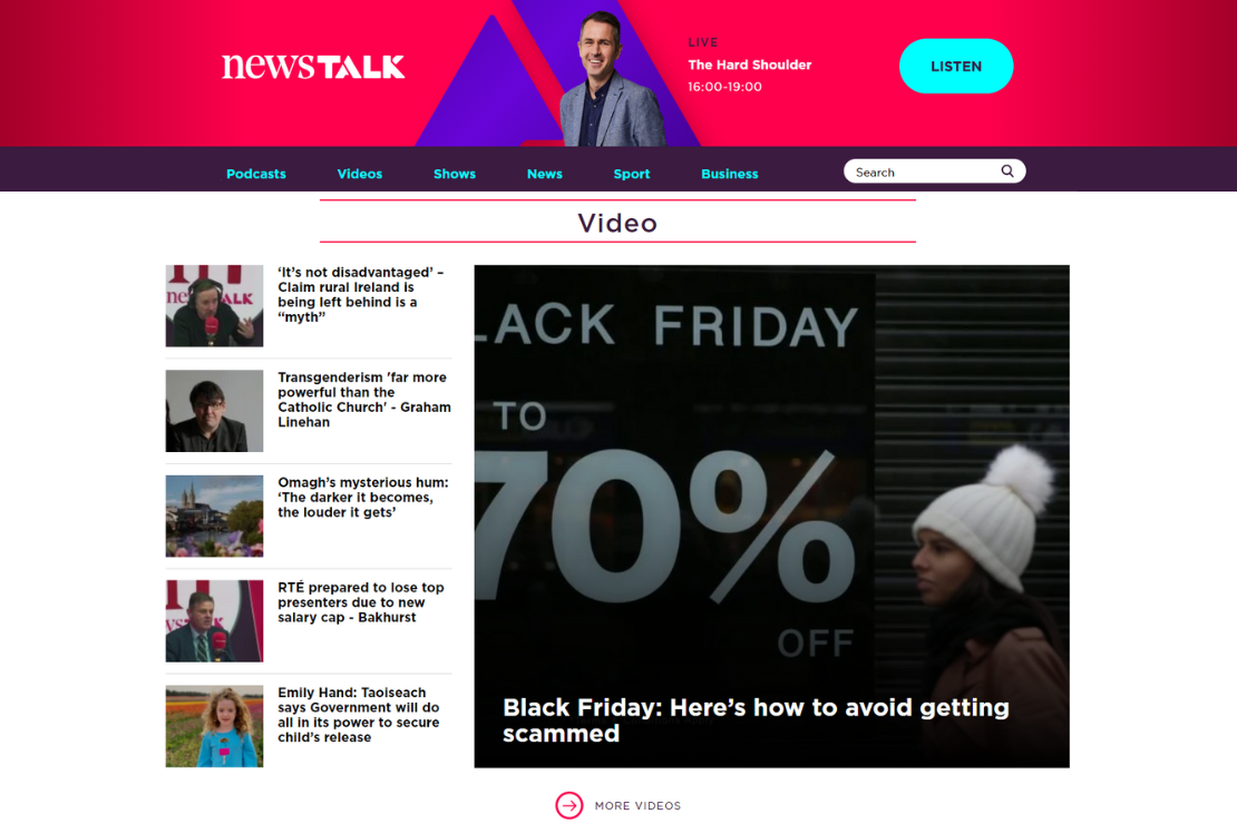 Newstalk Homepage