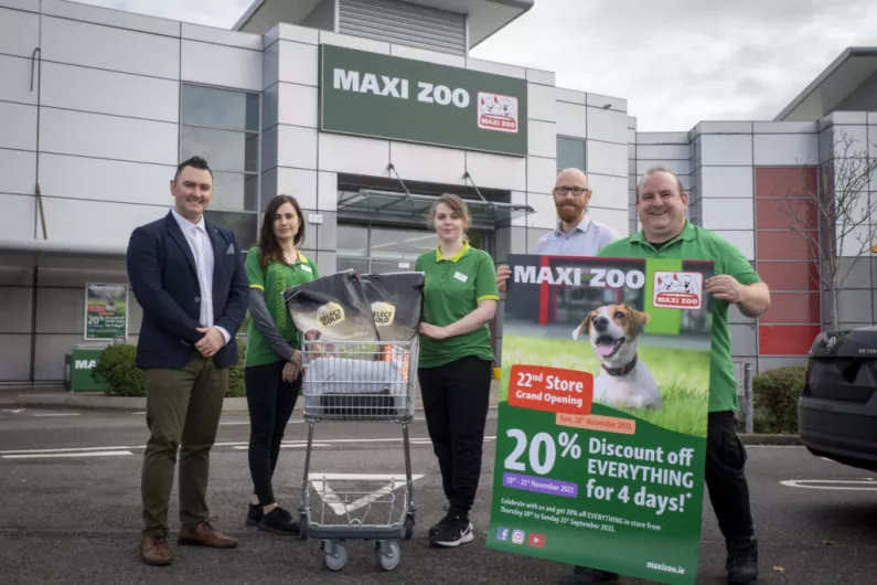 Maxi Zoo to create 14 jobs in Tralee
