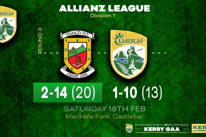 Kerry Suffer Defeat Away To Mayo