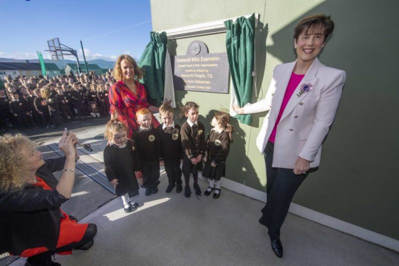 Minster for Education opens new school extension and facilities in Tralee