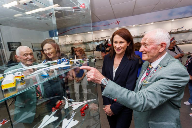 Shannon Airport unveils second diecast model aircraft installation