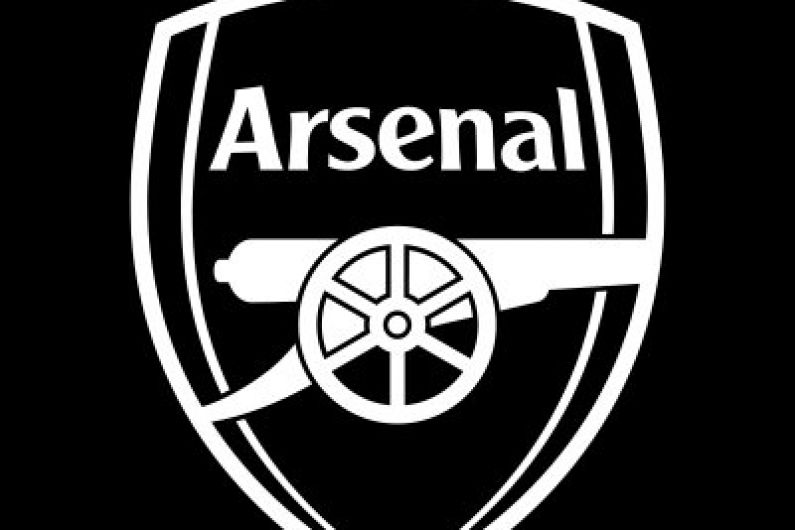 Download HD Arsenal Football Club - Arsenal Logo White Png Transparent PNG  Image - NicePNG.com