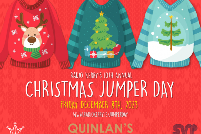 People urged to take part in Radio Kerry&rsquo;s annual Christmas Jumper Day