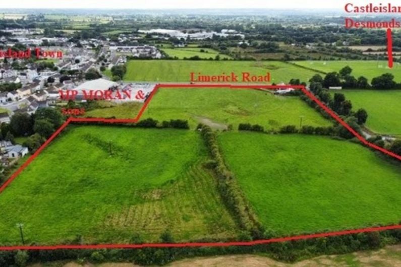 Large parcel of development land put on the market in Castleisland town