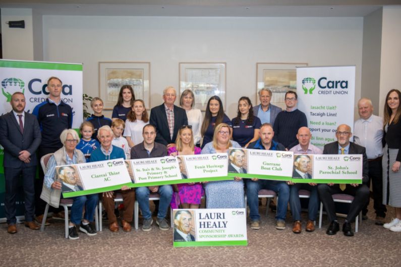 Cara Credit Union announce&nbsp;Lauri Healy community sponsorship award winners for 2024