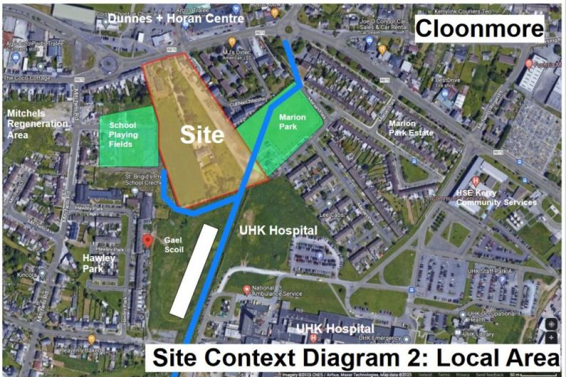 Plans for development of 147 residential units in Tralee