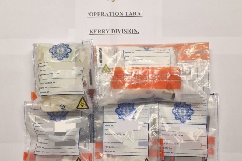 Over &euro;30,000 worth of suspected cocaine seized in North Kerry