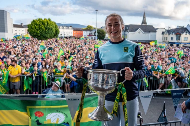 GAA fans welcome All Ireland Ladies champions Kerry back to the county