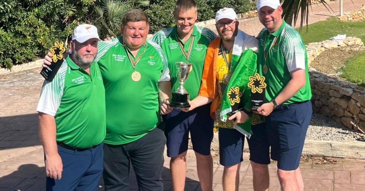 Damien Fleming plays his part in Ireland’s World Cup Pitch & Putt victory | RadioKerry.ie