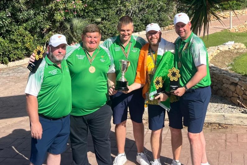 Damien Fleming plays his part in Ireland's World Cup Pitch &amp; Putt victory