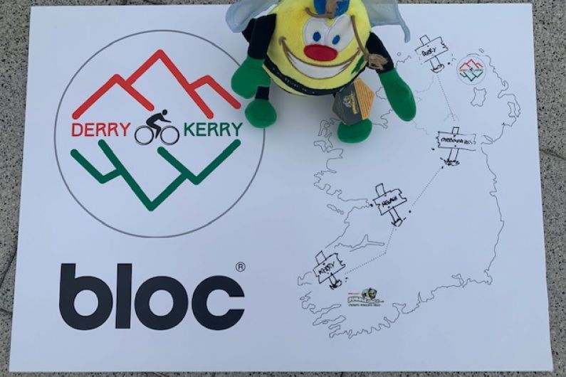 Derry cyclists aiming to raise over &pound;20,000 for Tralee-based charity