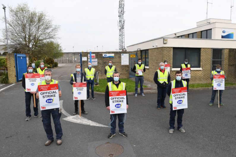 ESB network technicians, including some based in Kerry, are on the picket line today