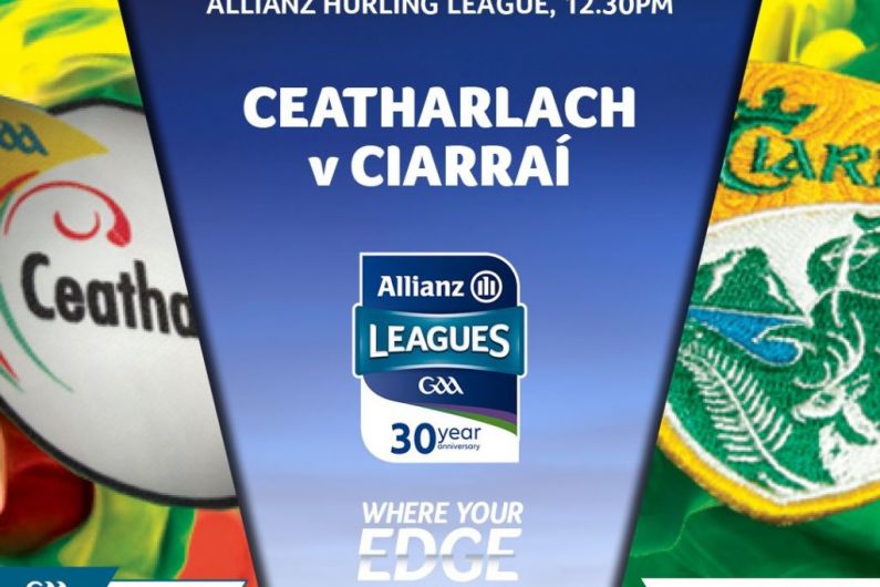 Kerry on the road this lunchtime in Allianz Hurling League