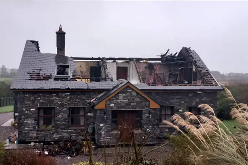 Kerry family whose home was destroyed by lightning strike thank people for  their support 