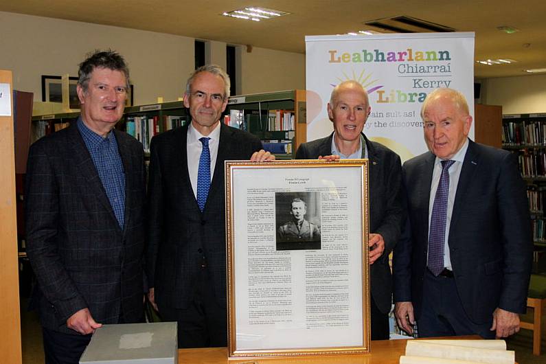 Photograph of Kerry and Irish revolutionary barrister, politician and judge presented to Kerry Library