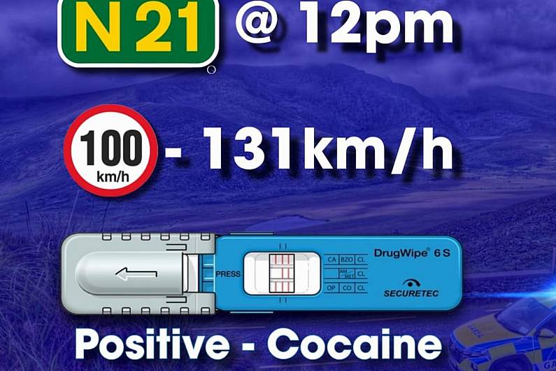 Garda&iacute; in Kerry arrested motorist caught driving under influence of cocaine