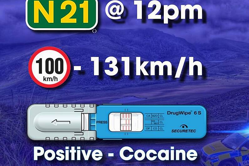 Gardaí in Kerry arrested motorist caught driving under influence of cocaine