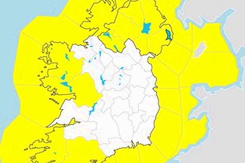 Yellow weather warning for Kerry on New Year's Eve