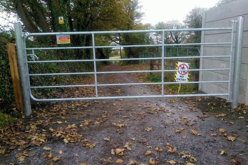 Gates put on blocking access route to Tralee Fenit Greenway