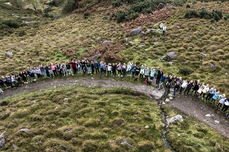 Over 200 participants take part in Kerry Mental Health Association&rsquo;s Human Chain Challenge